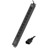ДКС Блок распределения питания (PDU) 0U 10A с индикацией и защитой, Вых:11 С13, Вх:С14 R5VIEC11CDOP DKC