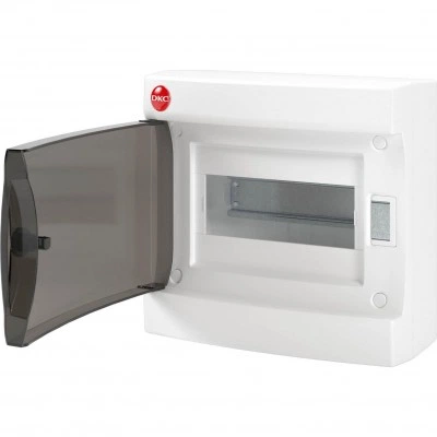 ДКС Щиток настенный с дверцей 8 мод.,IP41, белый ,с клеммным блоком 63А RB08W4TWD DKC ДКС Щиток настенный с дверцей 8 мод.,IP41, белый ,с клеммным блоком 63А RB08W4TWD DKC