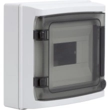 ДКС Щиток настенный с дверцей 8 мод.,IP65, серый, с клеммным блоком 63А RB08W6TGD DKC