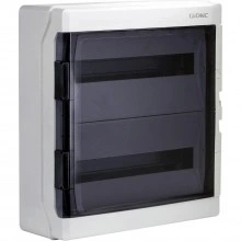 ДКС Щиток настенный с дверцей 36 мод.,IP65, серый, с клеммным блоком 63А RB36W6TGD DKC