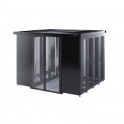 ДКС Холодный коридор, шириной 1200мм, высотой 2120, глубиной шкафов 800мм и глубиной коридора 1,7 м, с автоматическими дверями, и задней панелью RBIC220817 DKC