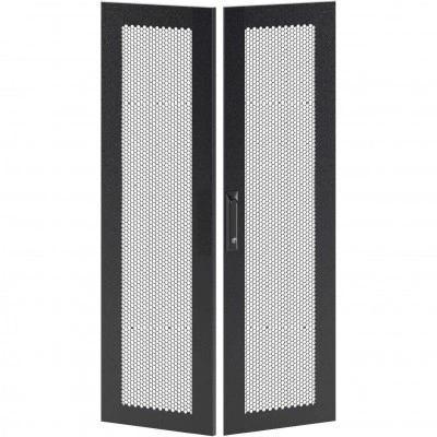 ДКС Дверь перфорированная двухстворчатая для IT-CQE 1600 x 600 RAL9005 RBITCPMD1660 DKC