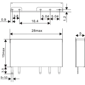 ДКС Реле миниатюрное ультратонкое, 1CO, ком. ток 6А, AgSnO2, напряжение 24V DC RIS-24DC-1CO DKC ДКС Реле миниатюрное ультратонкое, 1CO, ком. ток 6А, AgSnO2, напряжение 24V DC RIS-24DC-1CO DKC