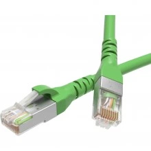 ДКС Патч-корд экранированный CAT5E F/UTP 4х2, LSZH, зелёный, 5.0м RN5EFU4550GN DKC