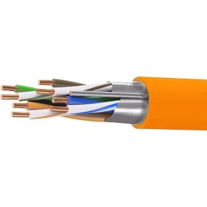 ДКС Кабель витая пара кат. 5E экранированный F/UTP, 4 пары, нг(А)-LSLTx,цвет внешней оболочки оранжевый коробка 305 м RN5EFUK03OR DKC ДКС Кабель витая пара кат. 5E экранированный F/UTP, 4 пары, нг(А)-LSLTx,цвет внешней оболочки оранжевый коробка 305 м RN5EFUK03OR DKC