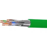 ДКС Кабель витая пара кат. 6А экранированный F/FTP, 4 пары, нг(А)-HF, цвет внешней оболочки зелёный, бухта 500 м RN6AFFK01GR DKC