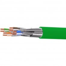 ДКС Кабель витая пара кат. 6А экранированный F/FTP, 4 пары, нг(А)-HF, цвет внешней оболочки зелёный, бухта 500 м RN6AFFK01GR DKC