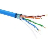 ДКС Информационный кабель экранированый  F/UTP 4х2 CAT6A, LSZH, синий RN6AFULS5BL DKC