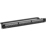 ДКС Патч-панель модульная 19", 1U,CAT6A, 24 порта RJ45, экранированная RN6APPF24 DKC