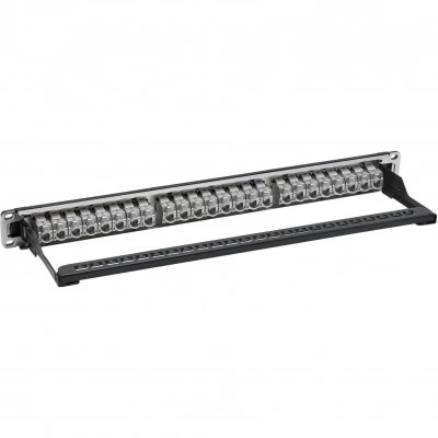ДКС Патч-панель модульная 19", 1U,CAT6A, 24 порта RJ45, экранированная RN6APPF24 DKC ДКС Патч-панель модульная 19", 1U,CAT6A, 24 порта RJ45, экранированная RN6APPF24 DKC