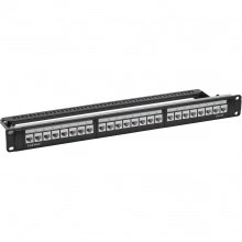 ДКС Патч-панель 19",1U,CAT6А, 24 модуля RJ45, неэкранированная RN6APPU24 DKC