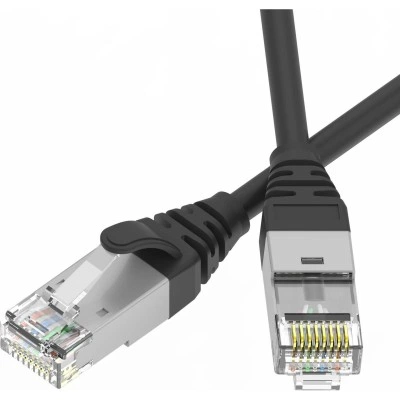 ДКС Патч-корд экранированный Ultra SLIM CAT6A S/FTP 4х2, 30 AWG, LSZH, чёрный, 1,5м RN6ASF4515BK-30 DKC