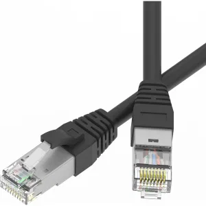 ДКС Патч-корд экранированный SLIM CAT6A S/FTP 4х2, 28 AWG, LSZH, чёрный, 2м RN6ASF4520BK-28 DKC ДКС Патч-корд экранированный SLIM CAT6A S/FTP 4х2, 28 AWG, LSZH, чёрный, 2м RN6ASF4520BK-28 DKC