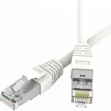 ДКС Патч-корд экранированный SLIM CAT6A S/FTP 4х2, 28 AWG, LSZH, белый, 5м RN6ASF4550WH-28 DKC