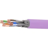 ДКС Кабель витая пара кат. 6А экранированный S/FTP, 4 пары, нг(А)-HF, цвет внешней оболочки фиолетовый, бухта 500 м RN6ASFK01VT DKC