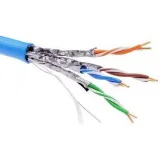 ДКС Информационный кабель экранированый  U/FTP 4х2 CAT6A, PVC, синий RN6AUFPV5BL DKC