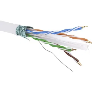 ДКС Кабель CAT 6, F/UTP, Hг(A)-LSLTx, бухта 305м, белый RN6FUA03WH DKC ДКС Кабель CAT 6, F/UTP, Hг(A)-LSLTx, бухта 305м, белый RN6FUA03WH DKC