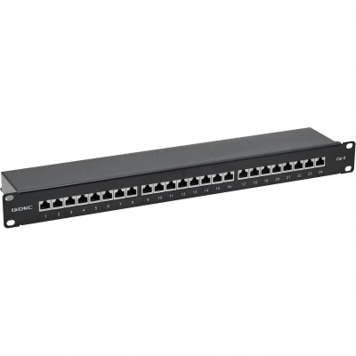 ДКС Патч-панель 19",1U, CAT6, 24 порта RJ45, экранированная RN6PPF241 DKC