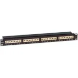 ДКС Патч-панель 19",1U,CAT6, 24 порта RJ45, экранированная (предлагаемая замена - RN6PPF241) RN6PPF241BK DKC
