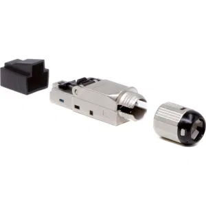 ДКС Коннектор полевого монтажа (Tool Less) 8P8C CAT 6 экранированный RN6RJ45FJ DKC ДКС Коннектор полевого монтажа (Tool Less) 8P8C CAT 6 экранированный RN6RJ45FJ DKC