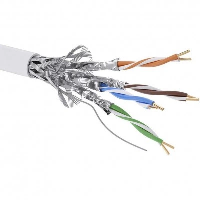 ДКС Кабель CAT 6, S/FTP, нг(А)-HF, бухта 305м, белый RN6SFA01WH DKC ДКС Кабель CAT 6, S/FTP, нг(А)-HF, бухта 305м, белый RN6SFA01WH DKC