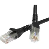 ДКС Патч-корд неэкранированный CAT6 U/UTP 4х2, LSZH, черный, 0.5м RN6UU4505BK DKC