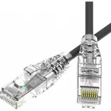 ДКС Патч-корд неэкранированный SLIM CAT6 U/UTP 4х2, 28 AWG, LSZH, чёрный, 1,5м RN6UU4515BK-28 DKC