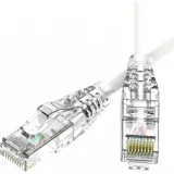 ДКС Патч-корд неэкранированный SLIM CAT6 U/UTP 4х2, 28 AWG, LSZH, белый, 3м RN6UU4530WH-28 DKC