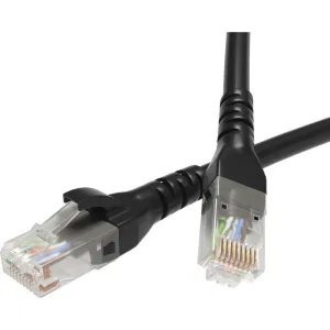 ДКС Патч-корд неэкранированный CAT6 U/UTP 4х2, LSZH, черный, 5.0м RN6UU4550BK DKC ДКС Патч-корд неэкранированный CAT6 U/UTP 4х2, LSZH, черный, 5.0м RN6UU4550BK DKC