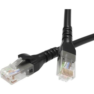 ДКС Патч-корд неэкранированный CAT6 U/UTP 4х2, LSZH, черный, 5.0м RN6UU4550BK DKC