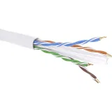 ДКС Кабель CAT 6, U/UTP, нг(А)-HF, бухта 305м, белый RN6UUA01WH DKC