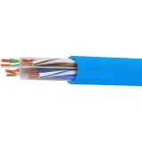 ДКС Кабель витая пара кат. 6 неэкранированный U/UTP, 4 пары, нг(А)-HF, цвет внешней оболочки синий, коробка 305 м RN6UUK01BL DKC