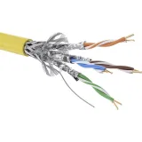 ДКС Кабель CAT 7А, S/FTP, нг(А)-HF, бухта 500м, желтый RN7ASFA01YL DKC
