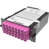 ДКС Претерминированная кассета 32 ОВ, OM4, 2xMTP(16)f/16xLC Duplex, (синтегрированными шторками), 1 HU RNCTFL1U324T DKC