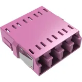 ДКС Адаптер LC/UPC-Quad, Senior/Senior, SC-Duplex footprint, OM4, пурпурный RNFA54QLC DKC