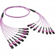 ДКС Оптическая разветвительная сборка 16 ОВ, 50/125 OM4, 8xLC-UPC Duplex Uniboot/8xLC-UPC Duplex Uniboot, тип полярности - прямая (Tx-->Rx), 7 м RNFLL16407 DKC