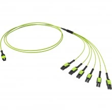 ДКС  Оптическая разветвительная сборка 12ОВ 50/125 OM5, 1xMTP PRO(12)/6хLC Duplex Uniboot, 3м (предустановленная конфигурация: MTP Male , тип полярности - прямая (Tx-->Rx) RNFML12V03 DKC