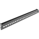 ДКС Лицевая панель для установки 24 адаптеров LC-Duplex/SC-Simplex, 1U, черная RNFP24SCDLC DKC
