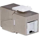 ДКС Модуль Keystone RJ45 CAT 5E с пылезащитной шторкой, экранированный (STP), 180 градусов, серебристый RNK5EF90TL-C DKC