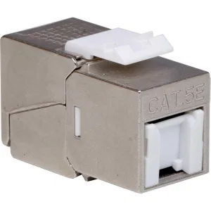 ДКС Модуль Keystone RJ45 CAT 5E с пылезащитной шторкой, экранированный (STP), 180 градусов, серебристый RNK5EF90TL-C DKC ДКС Модуль Keystone RJ45 CAT 5E с пылезащитной шторкой, экранированный (STP), 180 градусов, серебристый RNK5EF90TL-C DKC
