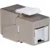 ДКС Модуль Keystone RJ45 CAT 5E с пылезащитной шторкой, экранированный (STP), 180 градусов, серебристый RNK5EF90TL-C DKC ДКС Модуль Keystone RJ45 CAT 5E с пылезащитной шторкой, экранированный (STP), 180 градусов, серебристый RNK5EF90TL-C DKC