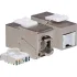ДКС Модуль Keystone RJ45 CAT 5E с пылезащитной шторкой, экранированный (STP), 180 градусов, серебристый RNK5EF90TL-C DKC ДКС Модуль Keystone RJ45 CAT 5E с пылезащитной шторкой, экранированный (STP), 180 градусов, серебристый RNK5EF90TL-C DKC