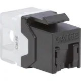 ДКС Модуль Keystone RJ45 CAT 5E с пылезащитной шторкой, неэкранированный (UTP), 90/180 градусов, черный RNK5EU180BK-C DKC