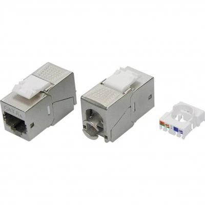 ДКС Модуль Keystone RJ45 CAT 6A экранированный (STP), 180 градусов, серебристый RNK6AF90TL DKC ДКС Модуль Keystone RJ45 CAT 6A экранированный (STP), 180 градусов, серебристый RNK6AF90TL DKC