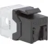 ДКС Модуль Keystone RJ45 CAT 6A с пылезащитной шторкой, неэкранированный (UTP), 90/180 градусов, черный RNK6AU180BK-C DKC ДКС Модуль Keystone RJ45 CAT 6A с пылезащитной шторкой, неэкранированный (UTP), 90/180 градусов, черный RNK6AU180BK-C DKC