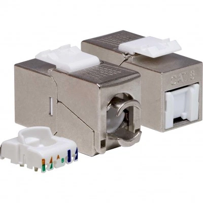 ДКС Модуль Keystone RJ45 CAT 6 с пылезащитной шторкой, экранированный (STP), 180 градусов, серебристый RNK6F90TL-C DKC ДКС Модуль Keystone RJ45 CAT 6 с пылезащитной шторкой, экранированный (STP), 180 градусов, серебристый RNK6F90TL-C DKC