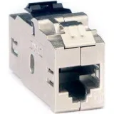 ДКС Модуль  Keystone RJ45 CAT6 проходной экранированный(STP) серебристый(форм-фактор МС) RNK6FESL DKC