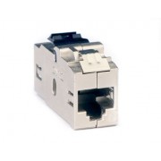 ДКС Модуль  Keystone RJ45 CAT6 проходной экранированный(STP) серебристый(форм-фактор МС) RNK6FESL DKC