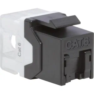 ДКС Модуль Keystone RJ45 CAT 6 с пылезащитной шторкой, неэкранированный (UTP), 90/180 градусов, черный RNK6U180BK-C DKC ДКС Модуль Keystone RJ45 CAT 6 с пылезащитной шторкой, неэкранированный (UTP), 90/180 градусов, черный RNK6U180BK-C DKC