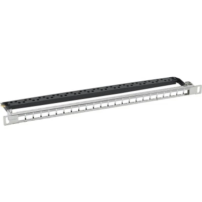 ДКС  Патч-панель наборная 19" 0,5U под 24 модуля Keystone, UTP/STP RNKPP2405 DKC